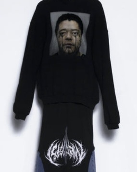 [PRINT NAME] Black Short Sleeve T-Shirt, image 2 of 3